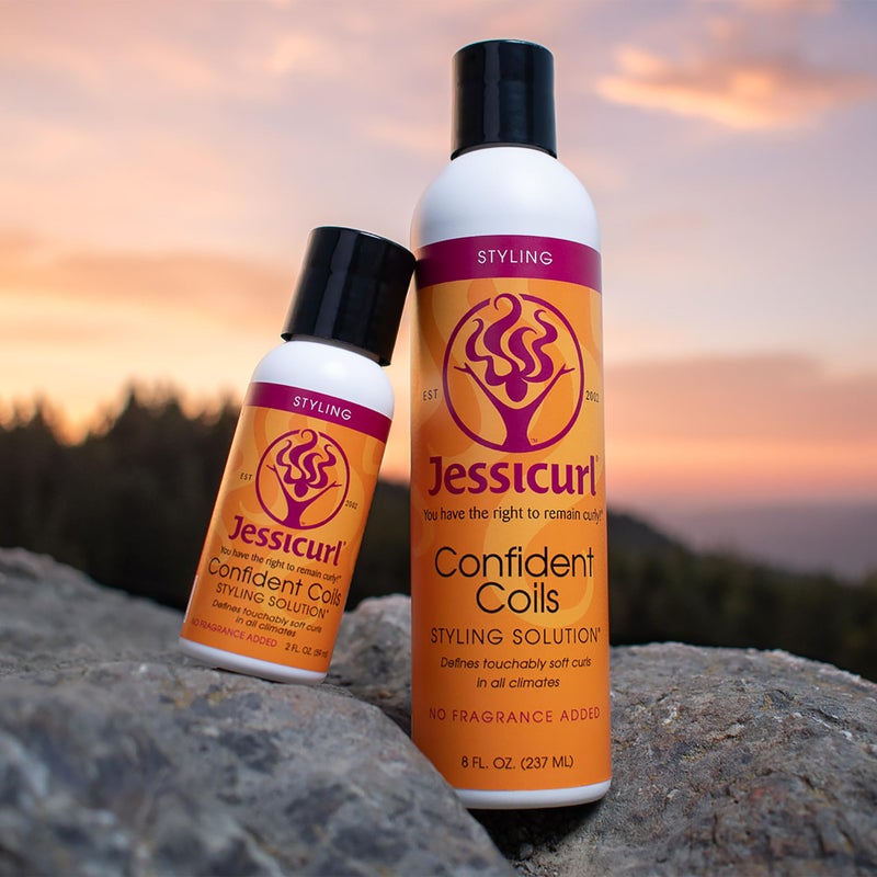Jessicurl, Confident Coils Styling Solution, No Fragrance Added, 2 Fl oz. Curl Cream for Humidity Control and Frizz Control, Curly Hair Products, Styling Cream - Image 2